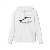 Persistence Over Performance Unisex Fleece Hoodie, Motivational Sweatshirt, Fitness Attire, Gift for Athletes, Cozy Layering Piece