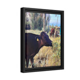 Matte Canvas, Black Frame