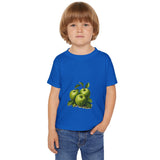 Toddler T-Shirt — Vintage Green Apple Illustration (Kids Fruit Tee)