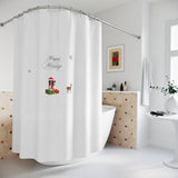 Polyester Shower Curtain For Holiday Season