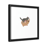 Matte Canvas, Black Frame