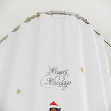 Polyester Shower Curtain For Holiday Season