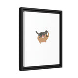 Matte Canvas, Black Frame