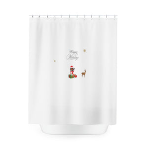 Polyester Shower Curtain For Holiday Season