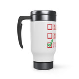 Stainless Steel Travel Mug with Handle, 14oz