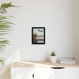 Matte Canvas, Black Frame