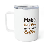 Insulated Coffee Mug, 10oz