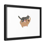 Matte Canvas, Black Frame